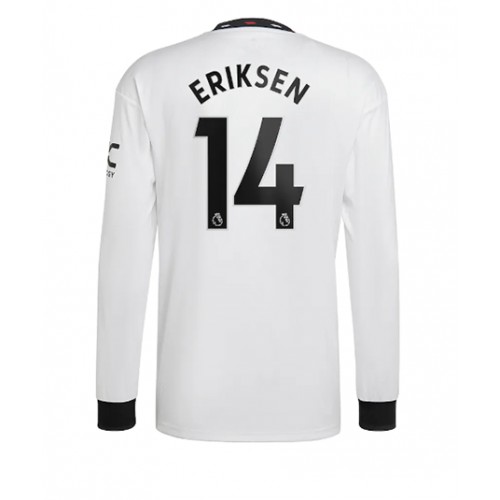 Dres Manchester United Christian Eriksen #14 Gostujuci 2022-23 Dugi Rukav